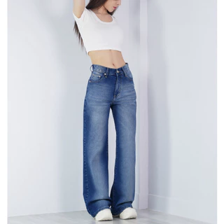 VALAW - Misty Jeans กางเกงยีนส์ทรงกระบอกกลาง FLARED FIT