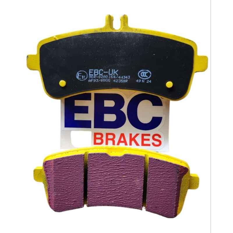 ผ้าเบรค EBC Brakes / ผ้าเบรคหลัง Mercedes Benz C63, E63, S500, SL63