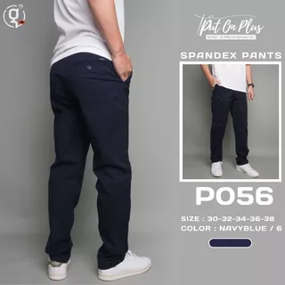 GOODWIN - P056 SPANDEX PANTS กางเกงขายาวผู้ชาย ผ้ายืด สีพื้น