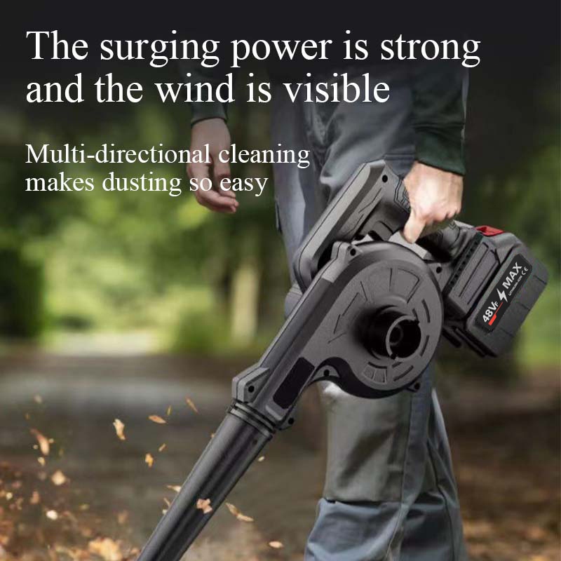 เครื่องเป่าลมไร้สาย เครื่องเป่าลม 2-in-1 (เป่าลม-ดูดฝุ่น) ลมแรงเป็นพิเศษ ที่เป่าลม แบตเตอรี่ลิเธียม ที่กำจัดฝุ่น ชุดเครื - รูปที่ 5