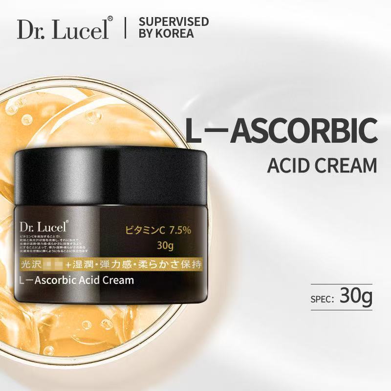 Dr.Lucel  7.5% Vitamin C moisturizer face cream 30g ครีมหน้าขาว ผิวขาว กระจ่างใส หน้าเนียน