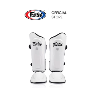 Fairtex สนับแข้ง SP9 สนับแข้งมวยไทยหนังสังเคราะห์ ปรับกระชับได้ ปกป้องดี เคลื่อนไหวอิสระ ใส่สบาย | Shin Pads Muay Thai