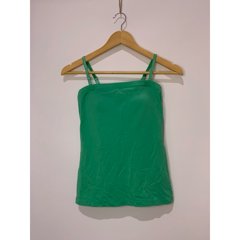 เสื้อเกาะอกสีเขียว Gu Bratop สายถอดได้ ไซส์ M