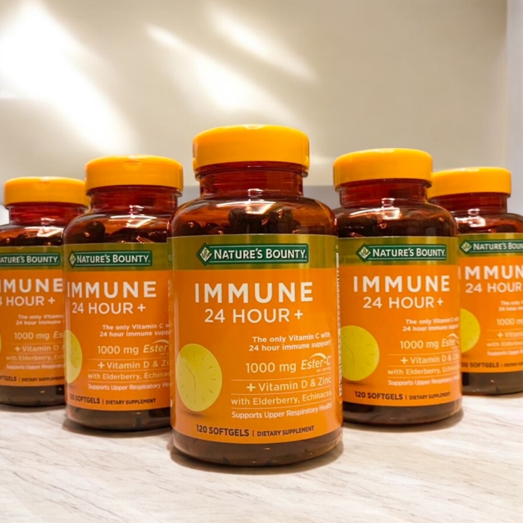 🔥🔥Exp.01/2027 (120 เม็ด) Nature's Bounty Immune 24 Hour+