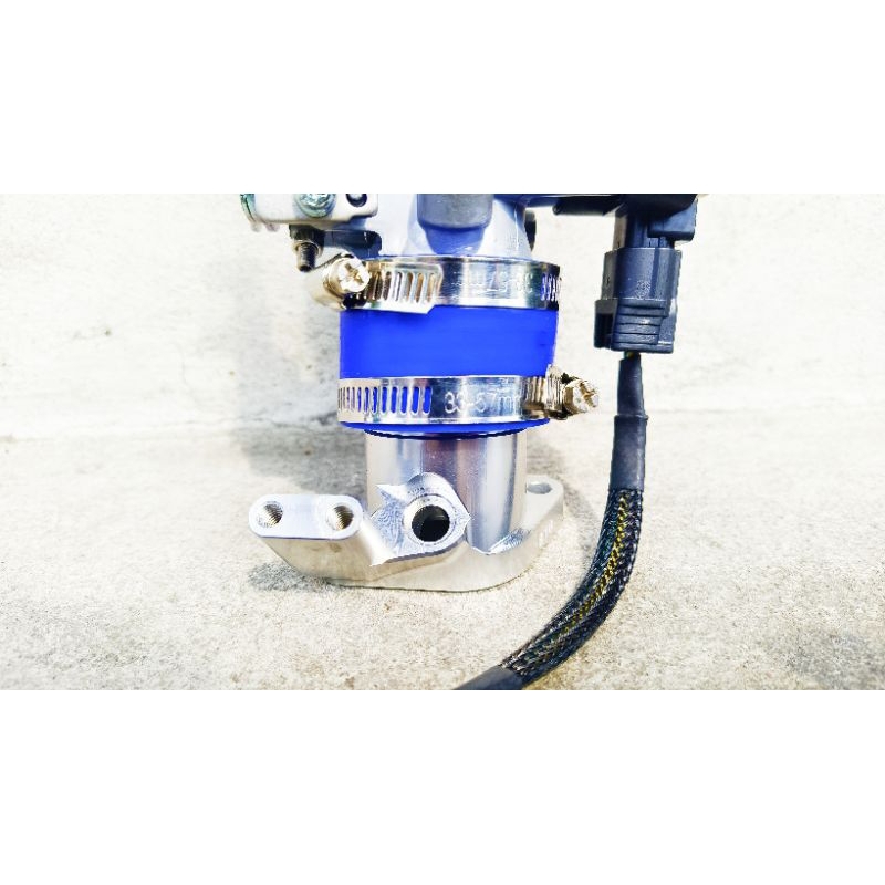 เรือนลิ้นเร่ง CBR S4 ปาก30 ครบชุด ตรงรุ่น Lead125 Giorno125 Click160 เรือน+tps+คอหรีดCNC+ปลั๊กแปลง+ข