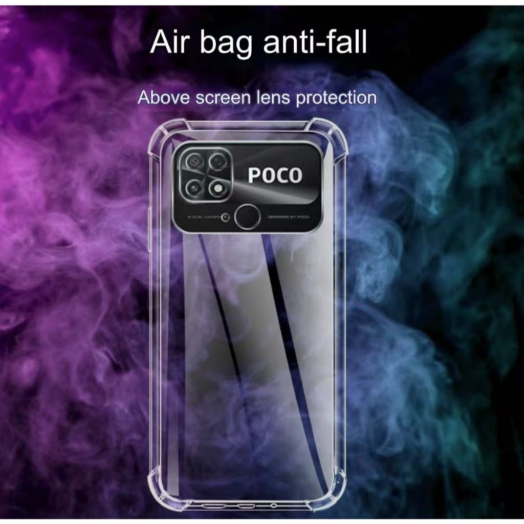 เคสใส กันกระแทก สำหรับ Xiaomi Poco C40 M4PRO M3 M5 F3 X3Pro F6Pro CASE TPU ใส นิ่ม