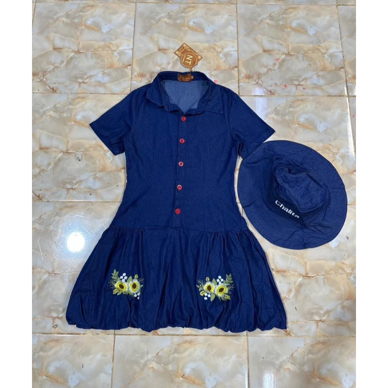 ชุดเดรส มาพร้อมหมวก CLT