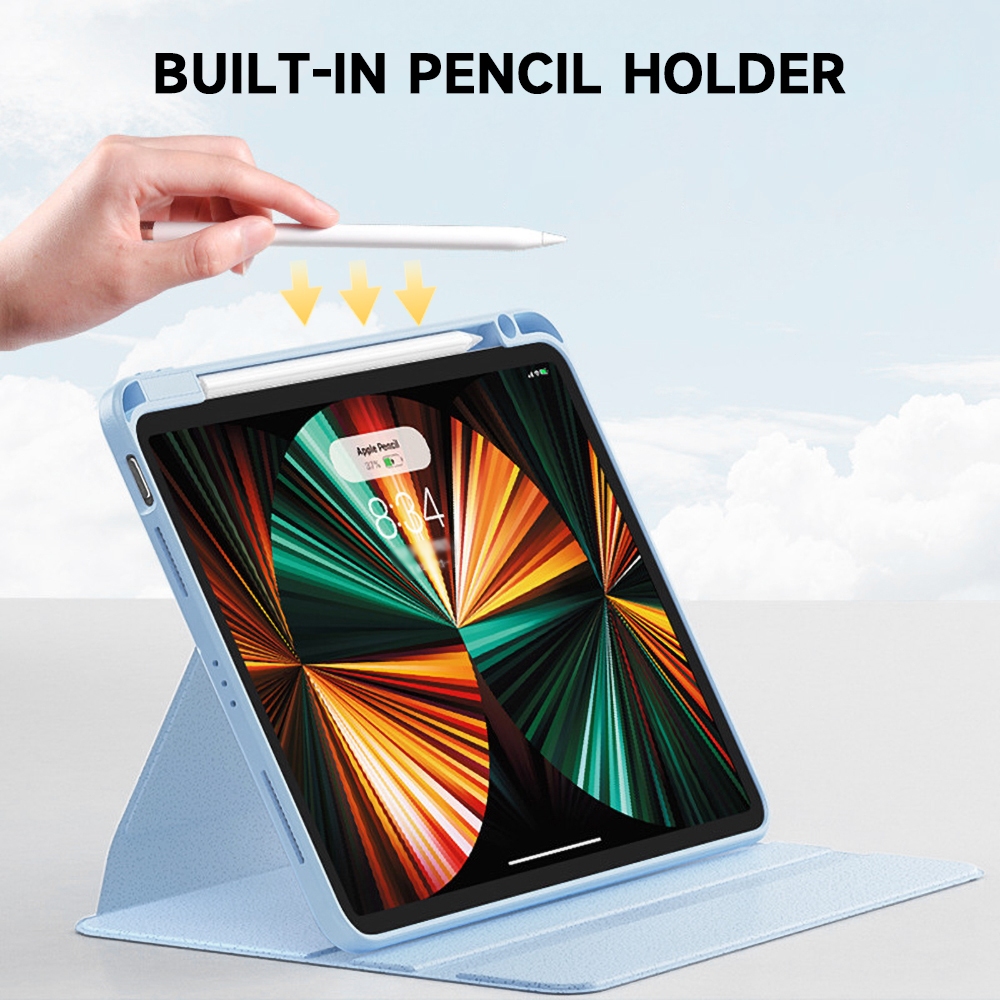 เคส Redmi Pad SE 11นิ้ว Redmi Pad 2 5 6 7 /Pad 10.61 Case Redmi Pad Pro 12.1 360 ° Rotation วัสดุอะคริลิค Magnetic Case - รูปที่ 3