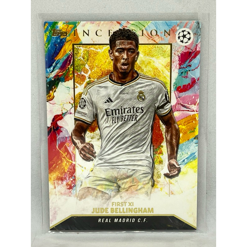 การ์ดฟุตบอล Topps Inception 2023 - 2024 Jude Bellingham Base