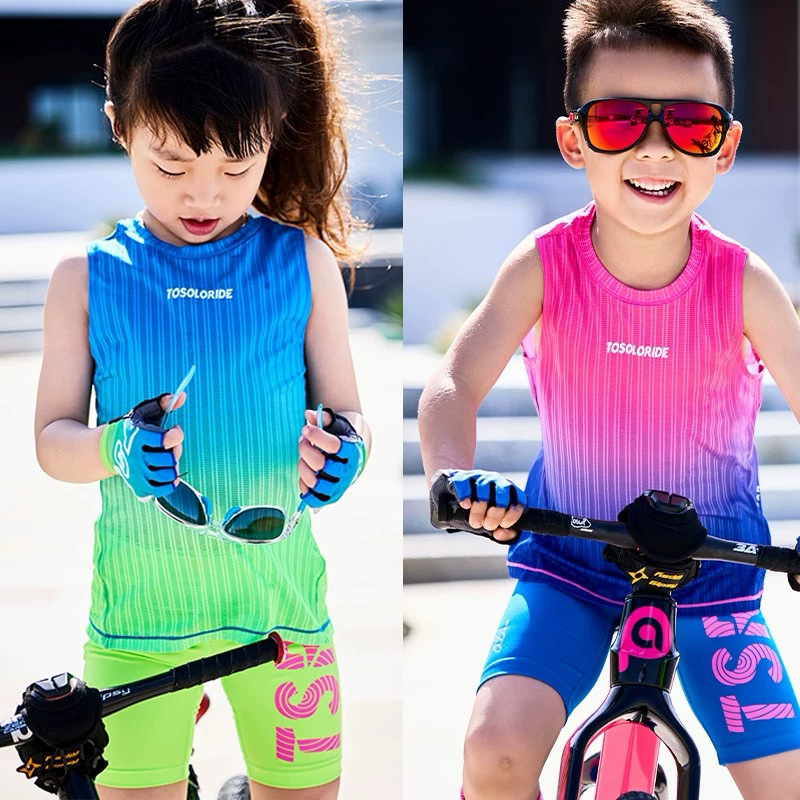 เสื้อกล้ามเด็ก TOSOLORIDE TSR เสื้อกีฬาเด็ก เสื้อจักรยานเด็ก