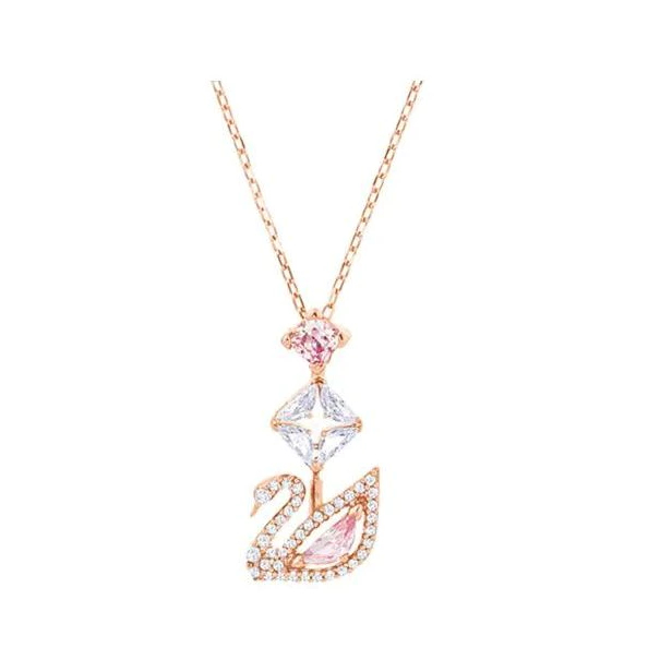 💎Swarovski สวารอฟสกี้ Dazzling Swan Necklace สร้อยคอแฟชั่นจี้ ของแท้100%