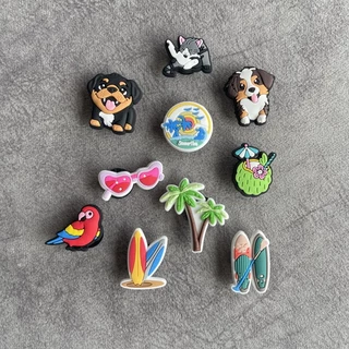 ตัวติดรองเท้า DIY พร้อมส่ง jibbitz crocs ลายน้องหมาแสนน่ารัก จิ๊บบิท PVC มีหลายแบบจ้า