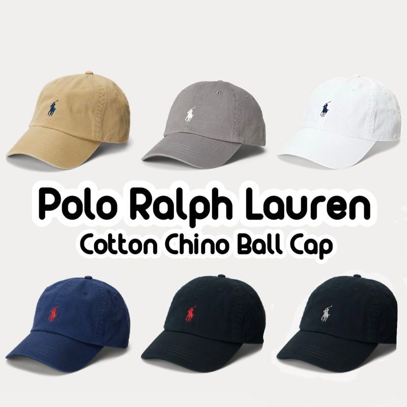 พร้อมส่ง แถมถุงกระดาษ ถูกที่สุด💛หมวก Polo Ralph Lauren รับประกัน ของแท้