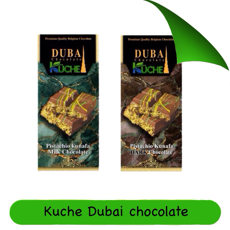 Dubai Chocolate - Küche Pistachio Kunafa Chocolate