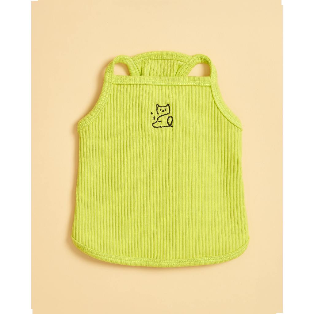 Midnight Layer - Spaghetti Top Collection - เสื้อผ้าสัตว์เลี้ยง (NEON GREEN)