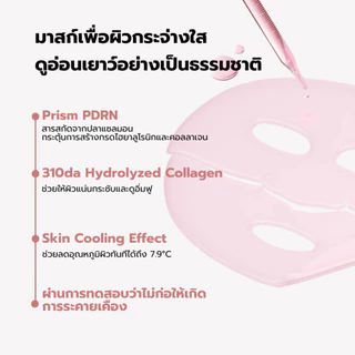 MEDICUBE PDRN Pink Collagen Gel Mask |แผ่นมาสก์เจล PDRN อิ่มฟู เติมความชุ่มชื้น ผิวฉ่ำโกลว์[SIB.SEO]