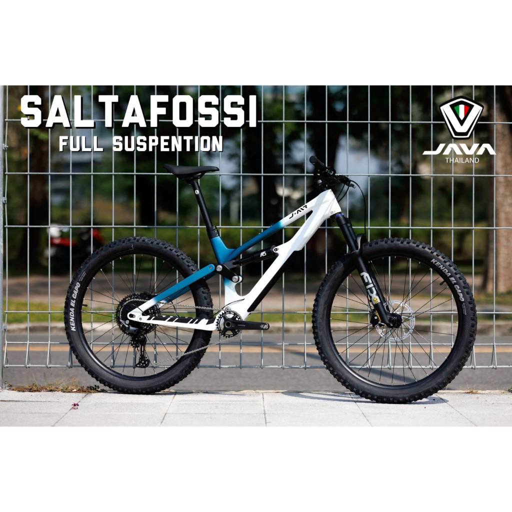 เสือภูเขาฟูลซัส JAVA Fullsus Carbon " SALTAFOSSI " M4 ระบบเบรคน้ำมัน ???? พอร์ต ล้อ 27.5 - Deore 12sp