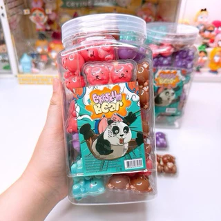 เยลลี่ 3D และ เยลลี่ดับเบิ้ลคู่มีไส้ผลไม้ 1 กระปุก 30 คู่