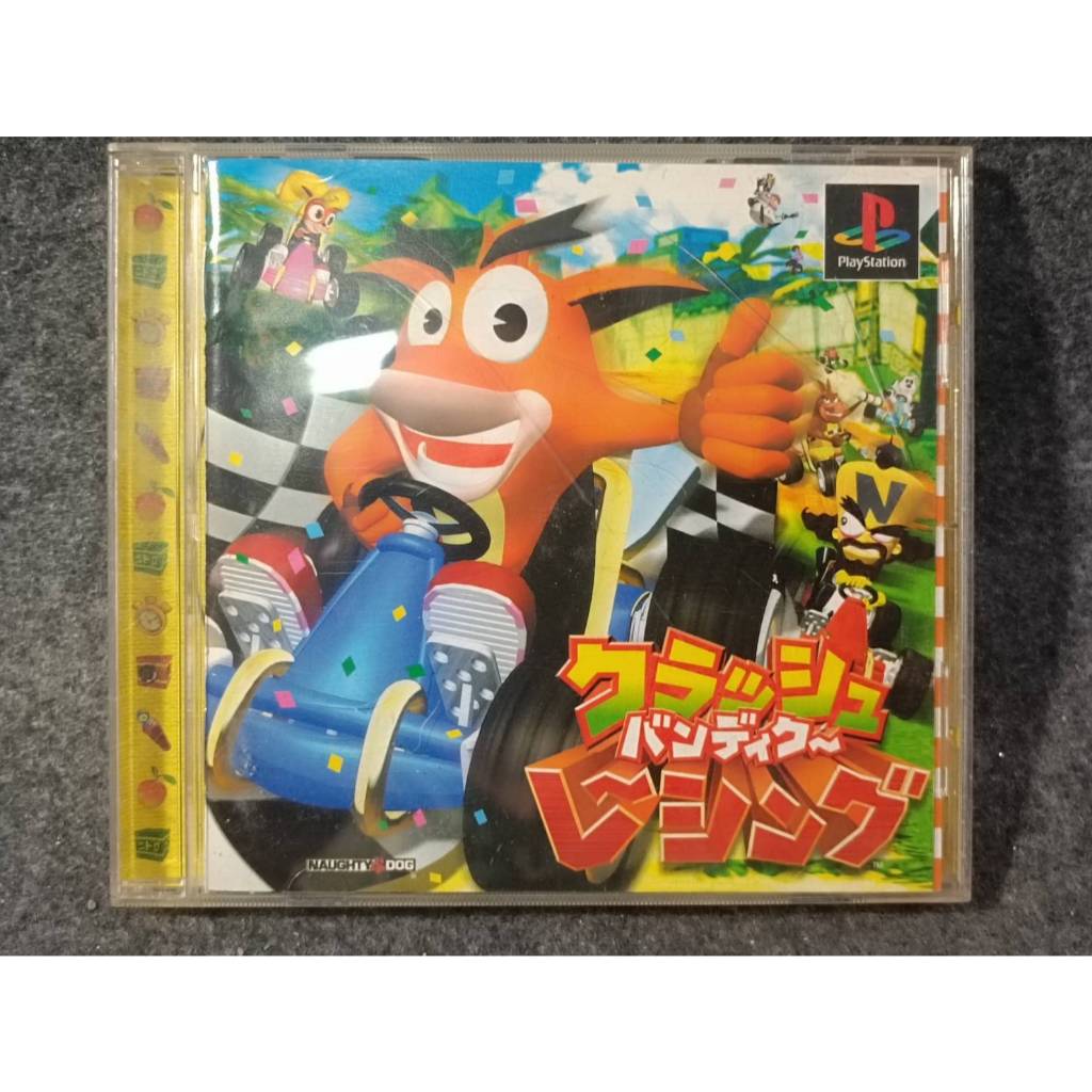 แผ่นแท้ Ps1 Crash Badicoot Racing ภาษา  JP [SLPS 10118]