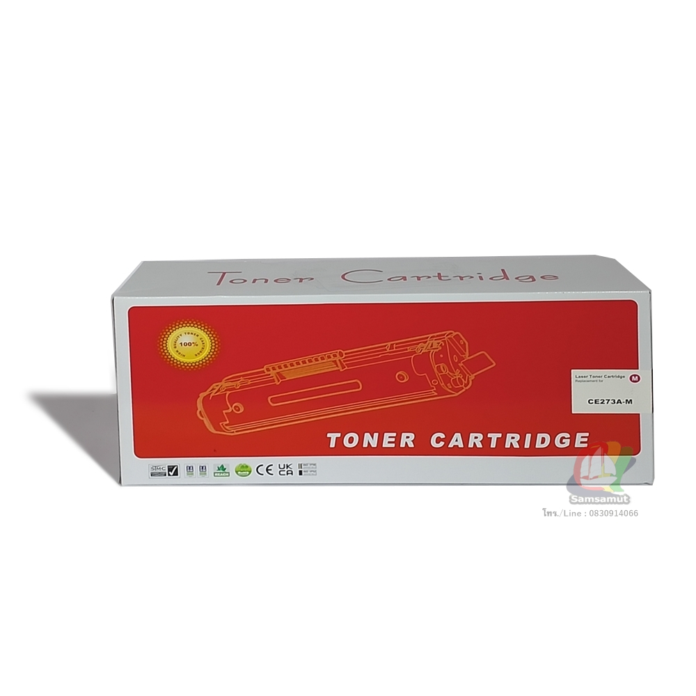 หมึกเทียบเท่า 650A รหัส CE270A Bk, CE271A C, CE272A Y, CE273A M สำหรับเครื่องปริ้นเตอร์ HP CP5520 CP