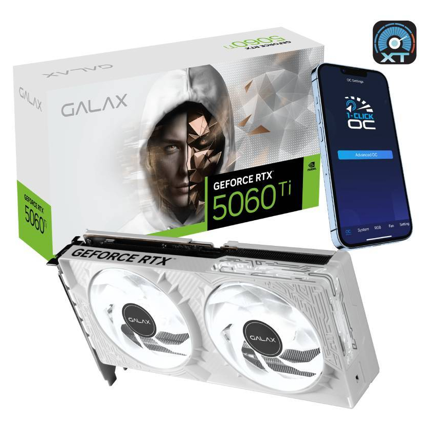 GALAX RTX5060Ti 1-Click OC 8GB GDDR7 WHITE