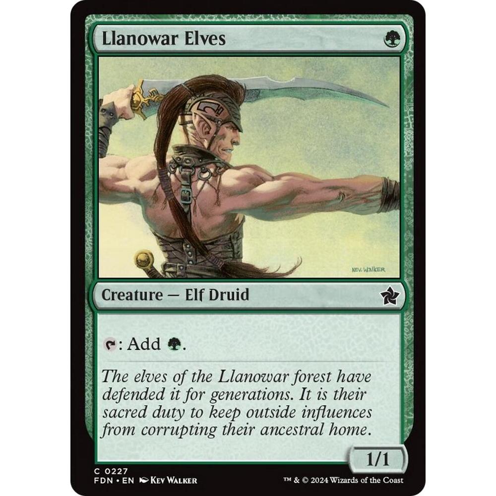 MTG : Llanowar Elves - Foundations (FDN)