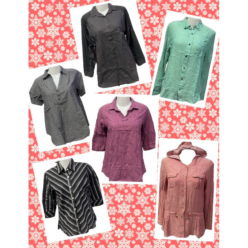 เสื้อมือสอง สภาพดีทุกตัว (B351-B450) 💗 มีให้เลือกหลายแบบ หลายขนาดค่ะ