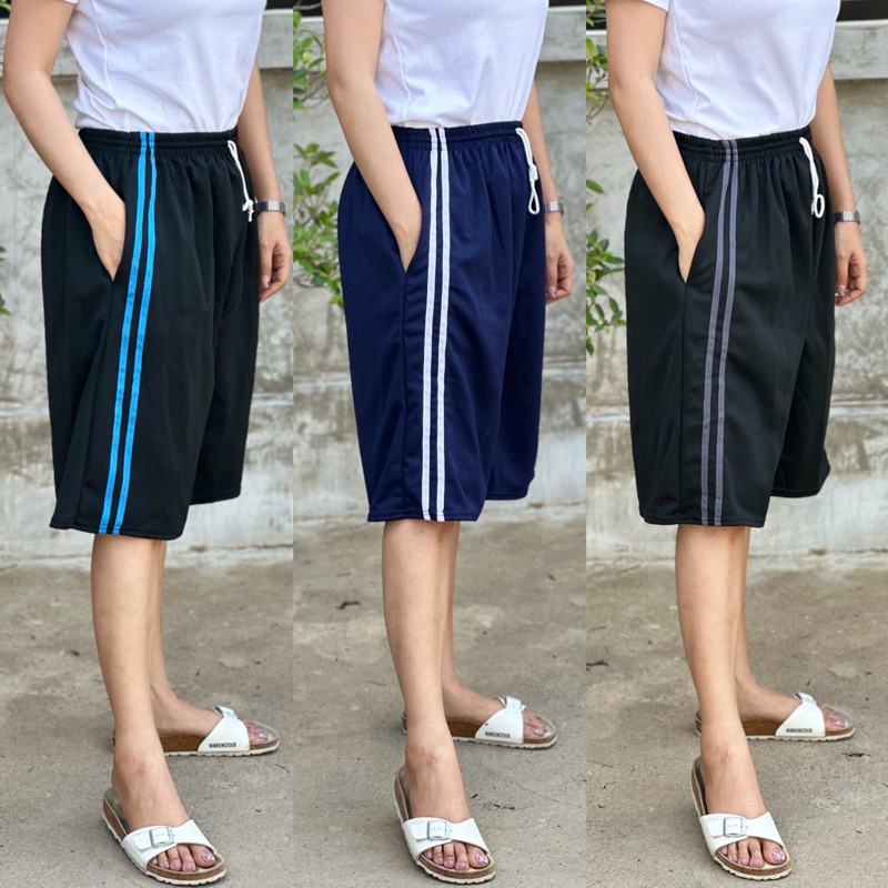 กางเกงวอร์มขาสั้นจัมโบ้ 100โลใส่ได้✅