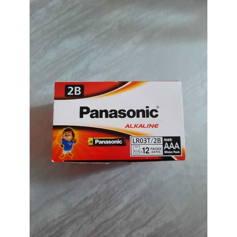 PANASONIC ถ่านอัลคาไลน์ ขนาด AAA LR03T/4B 24ก้อน/กล่อง