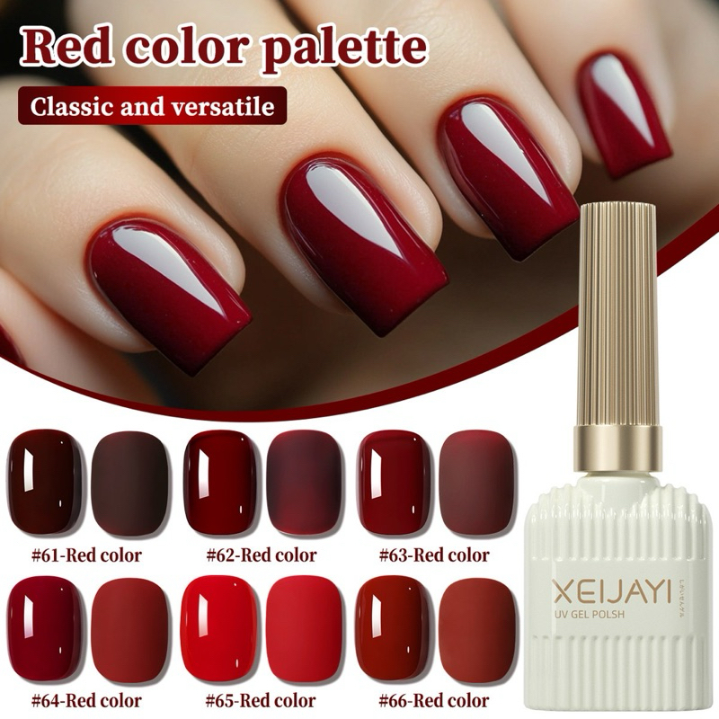 สีเจลXeijaya ขนาด 15ml.  โทนสีแดง สีแดงมะเหมี่ยว สีเจลไซรัป สีเจลแดงมะเหมี่ยว🇹🇭🇹🇭🇹🇭🇹🇭