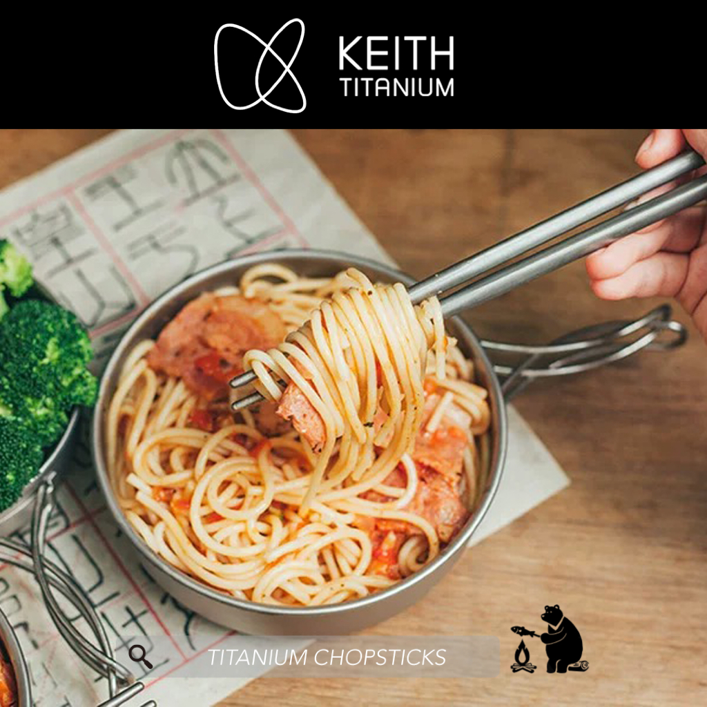 ตะเกียบ ไทไทเทนียม CHOPSTICKS - KEITH TITANIUM