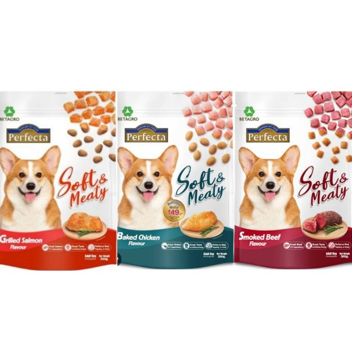 อาหารสุนัข Perfecta Soft & Meaty 1 kg.*โปรดอ่านรายละเอียดก่อนสั่งซื้อ