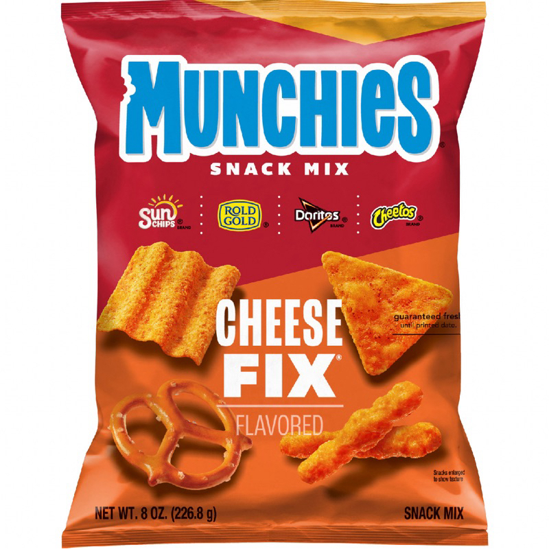 [ส่งด่วน] Cheetos Munchies Cheese Fix 262g. ชีโตส มันชี่ส์ชีสมิกซ์/ Munchies Flaming Hot Fix ข้าวโพด
