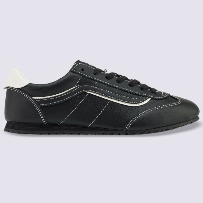 VANS SUPER LOWPRO BLACKBLACK SNEAKERS สินค้ามีประกันแท้