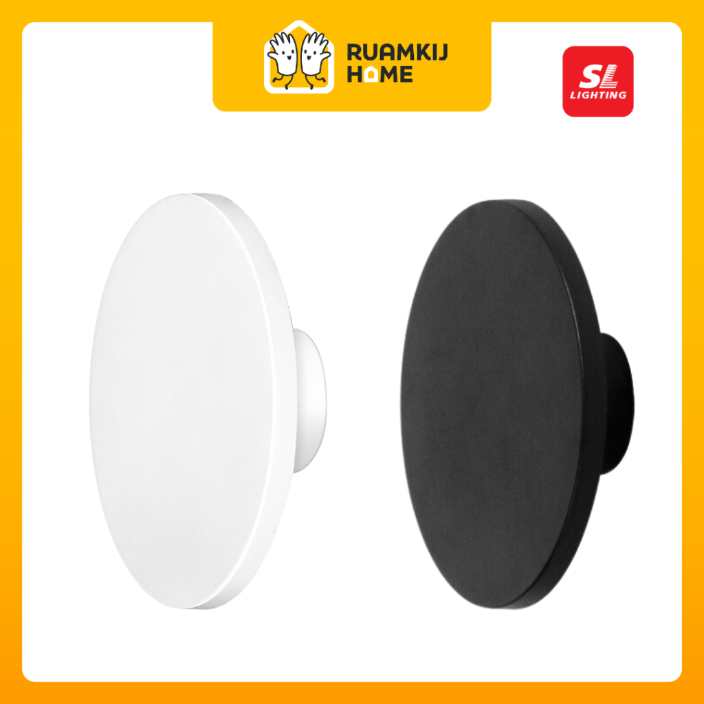 SL LIGHTING Outer Space โคมไฟติดผนังภายนอก LED 8W 3000K วัสดุ ABS รุ่น TER-01-8W30