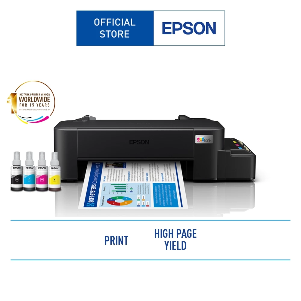 Epson EcoTank L121 A4 Ink Tank Printer ( เครื่องพิมพ์แท็งค์ เฉพาะปริ้น )