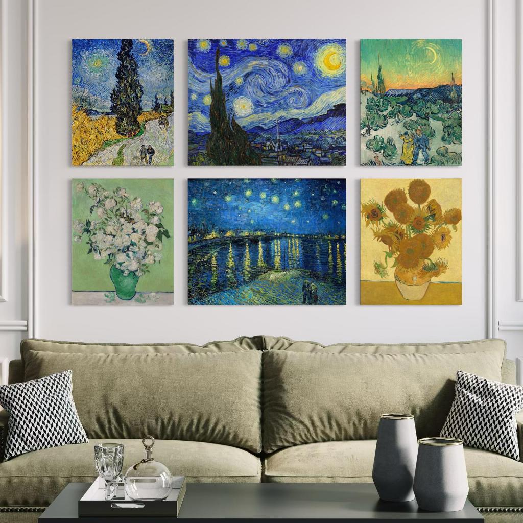 ภาพวาด Van Gogh พิมพ์คุณภาพสูง พร้อมกรอบ Art Print | Premium Inner Frame – Wall Decor
