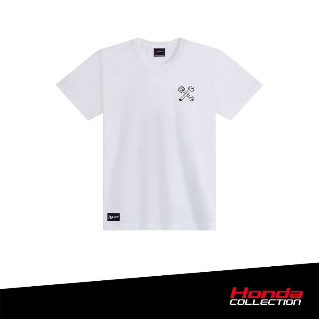 [Collection 2025] Honda เสื้อยืด H2C สีดำ/สีขาว H2C T-SHIRT BLACK/ WHITE