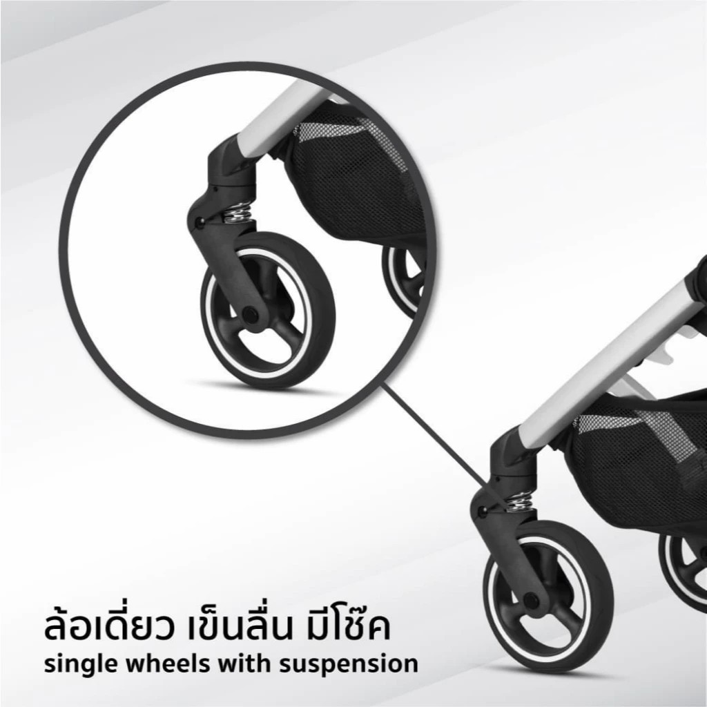 gb รถเข็นเด็ก พับเล็กขึ้นเครื่องบินได้ รุ่น Pockit All-City สำหรับเด็ก 6 เดือน – 5 ขวบ - รูปที่ 5