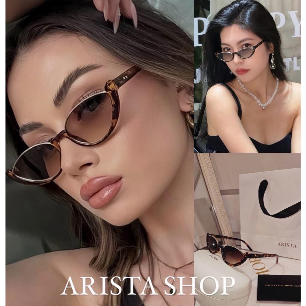 ❌พร้อมส่ง ส่งไว❌แว่นกันแดด ทรง Cat Glamour | ARISTA Sunglasses