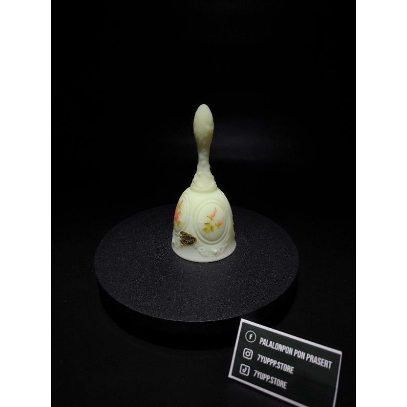 กระดิ่ง fenton ยูเรเนียม Uranium glass แก้วยูเรเนียม fenton