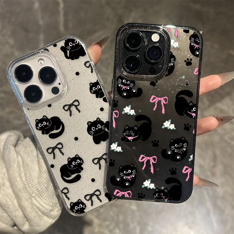 ประกายไฟ กรณีโทรศัพท์ จัดส่งจากประเทศไทย แมวน้อยน่ารักfor iPhone 17 13 12 11 16 15 14 PRO MAX X XS MAX XR 7/8PLUS
