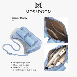 MOSSDOOM Liora Bag กระเป๋าสะพายไหล่ ทรงโฮโบสุดคิวต์ สวยหวานมินิมอล
