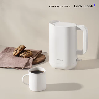 LocknLock กาต้มน้ำไฟฟ้า Silent Electric Kettle ความจุ 1.2 ลิตร รุ่น EJK216WHT