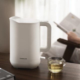 LocknLock กาต้มน้ำไฟฟ้า Silent Electric Kettle ความจุ 1.2 ลิตร รุ่น EJK216WHT