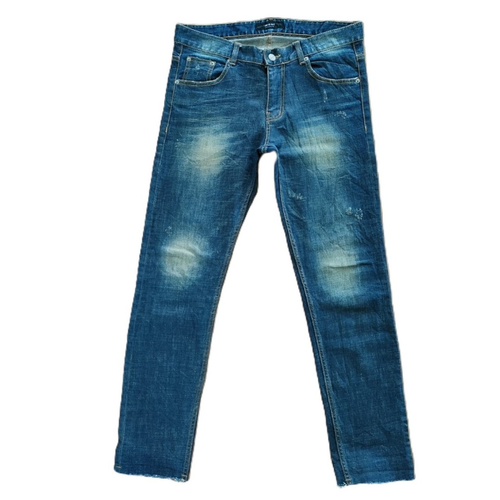 กางเกงยีนส์ แบรนด์ BRIDGE DENIM ผ้านุ่ม ยืด ฟอกเฟด ฉาบสนิม สวย ใหม่ (W32-W33-W34)