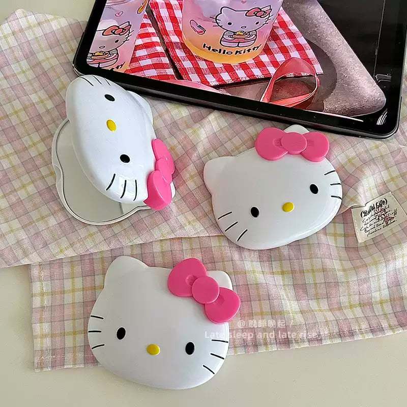 (พร้อมส่ง🐱) Hello Kitty mirror กระจก 2 ด้าน ด้านขยายและด้านปกติ