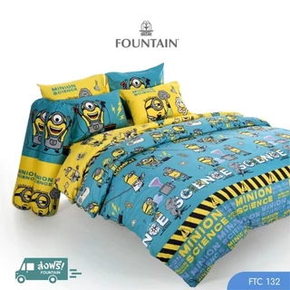 Minion เซตผ้าปูที่นอน+ผ้านวม ลิขสิทธิ์แท้100%ยี่ห้อ Fountain