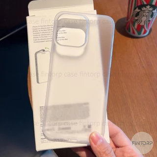 โปร่งแสงเคสทรศัพท์ for Iphone 17 16 15 14 13 12 11 Pro Max 13Pro 15 Plus Air ป้องกันลายนิ้วมือเคสซิลิโคนอ่อนนุ่ม TPU