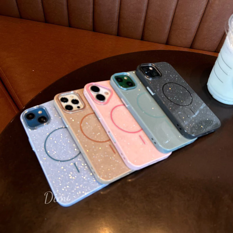 S🔥case for iphone13 เคสกากเพชร สำหรับรุ่น ไอโฟน16 i11 17promax i12 12 promax 13promax 14plus i14 promax i15 i16 promax